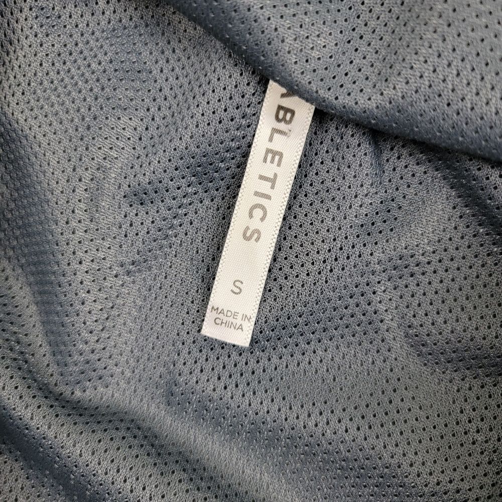 Fabletics Gray Rain Jacket Sizesmall Hidden Hood - image 7